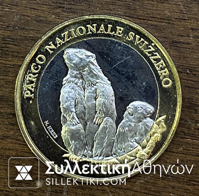 SWITZERLAND 10 Franc 2010Woodchuck Park National AU